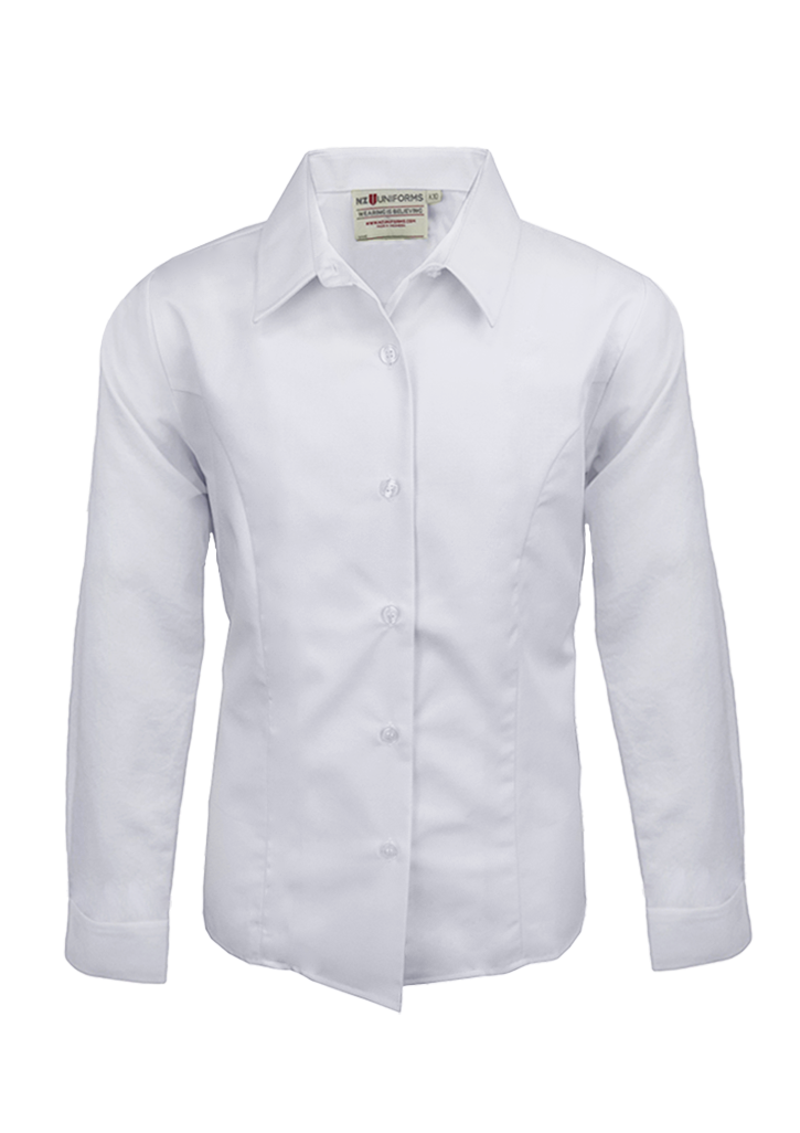 East Otago High School Senior LS Blouse White