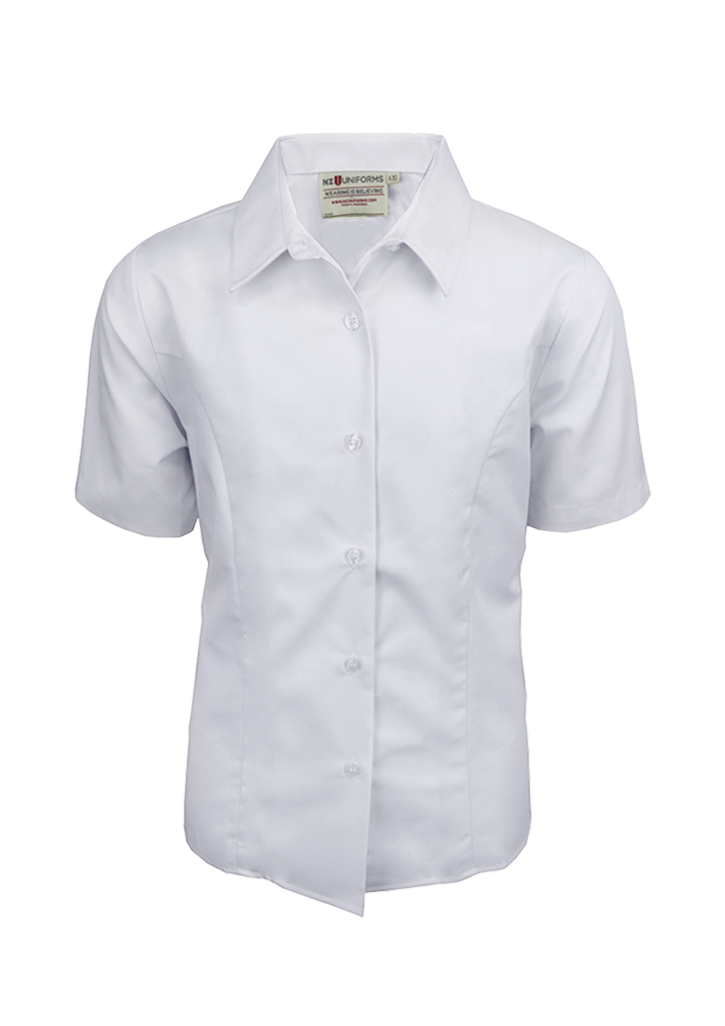 East Otago High School Senior SS Blouse White