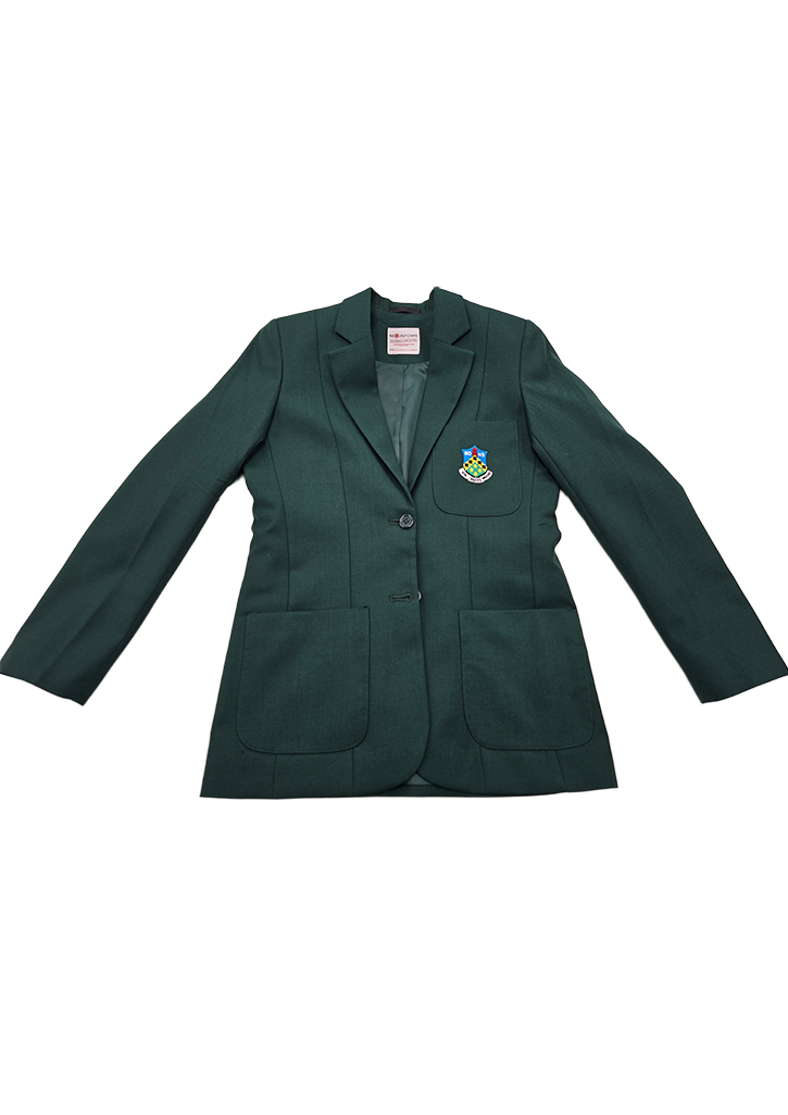 East Otago High School Senior Girls Fitted Blazer Dark Green